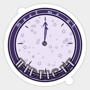 Midnights Clock Sticker